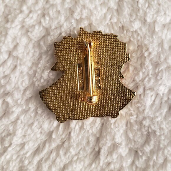 Vintage Pin Christmas Bells Enameled Pin Pinback Xmas - Picture 5 of 6